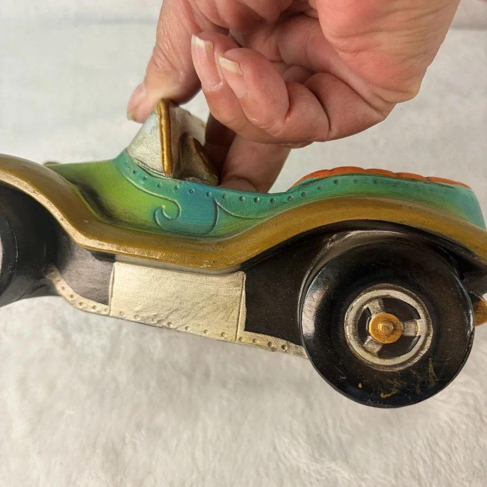 Vintage Inarco Japan Ceramic Car Planter Lot Dune Buggy E-4530 Red Jaguar E-3276
